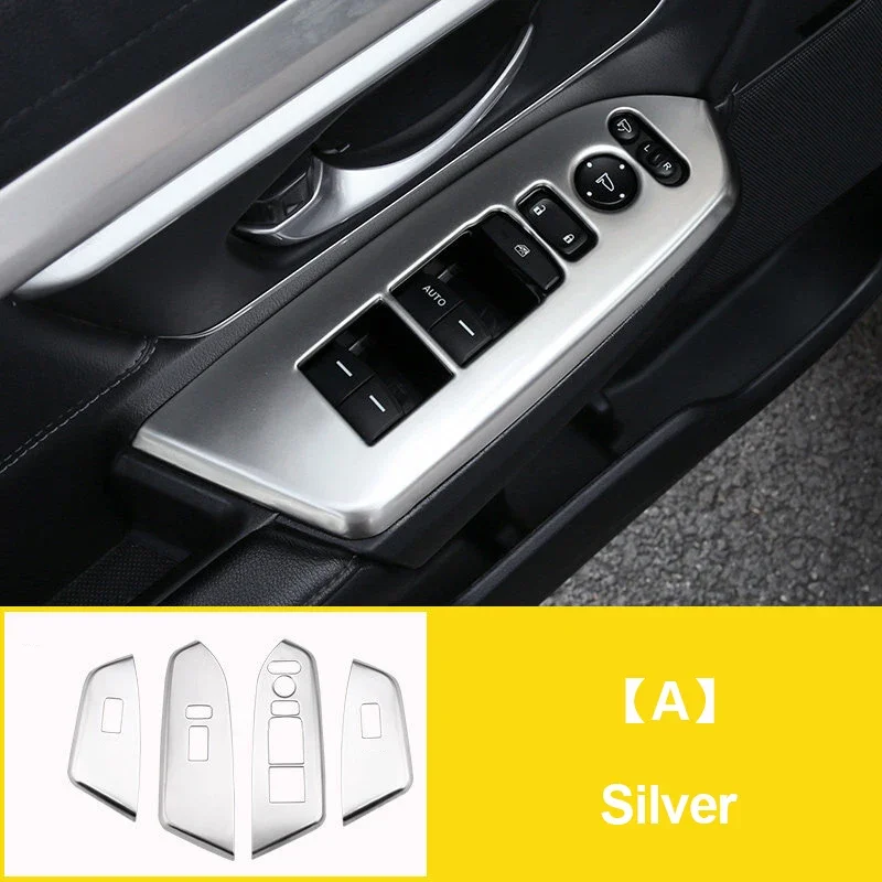 

Для Honda CRV CR-V 5 2017 2018 2019 2020 2021 2022 из нержавеющей стали, переключатель подъема стекла автомобиля, панель, кнопка, крышка, аксессуары