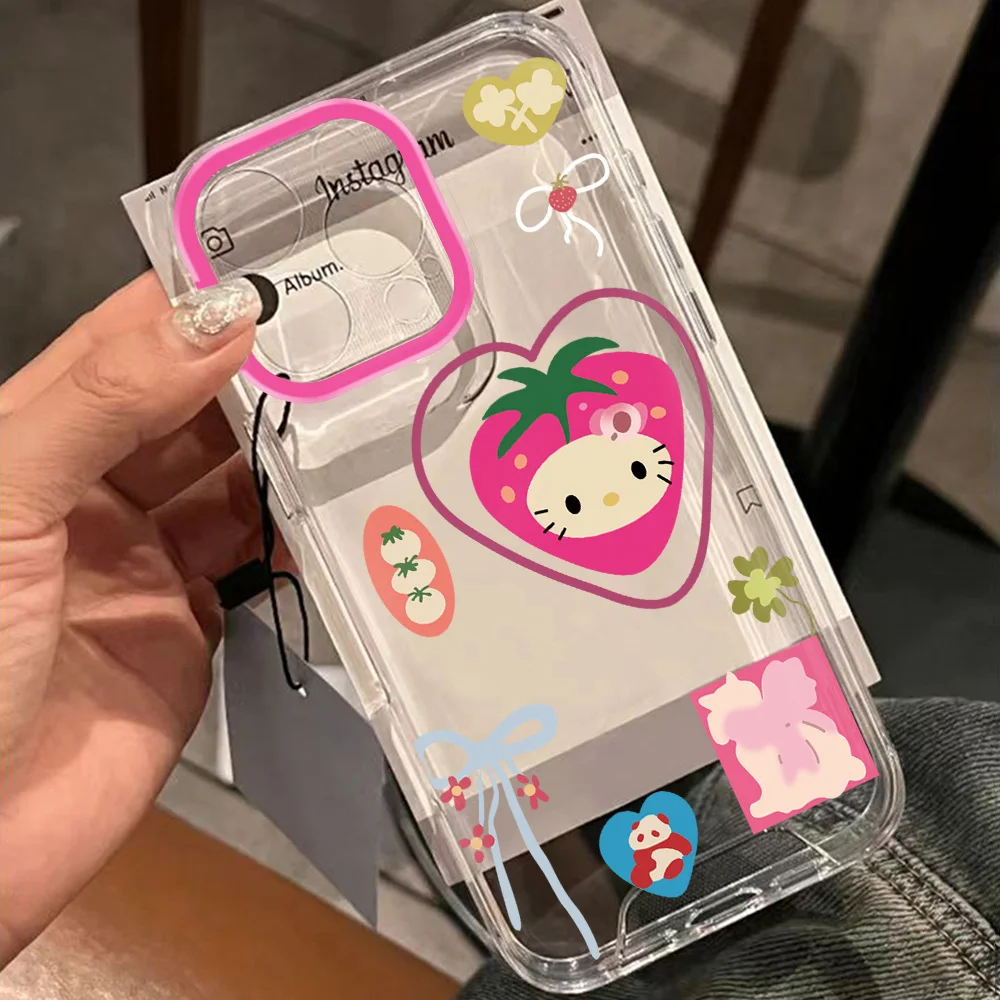 Чехол для телефона Hellos Kittys Cute Love Kawaii Xiaomi Mi 14 13 12 11 10 10T 14T Poco F6 F5 F4 X4 X3 NFC Lite GT Pro 4G 5G Clear