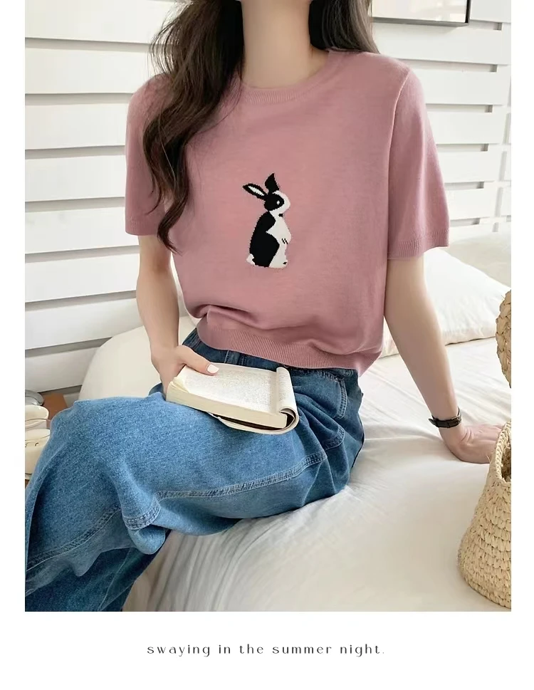 Женский кашемировый шерстяной свитер трикотажные пуловеры с коротким рукавом