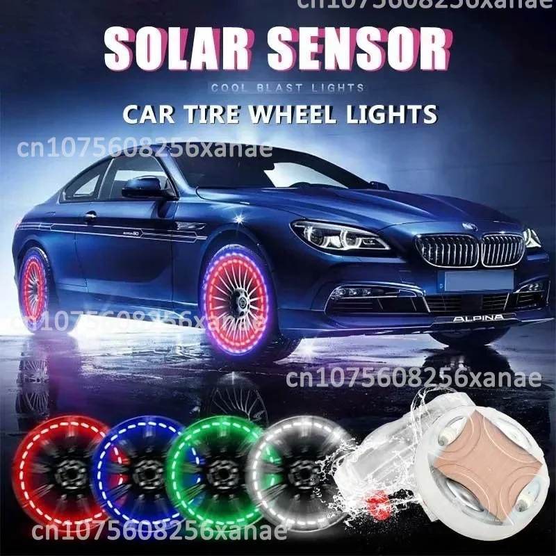 

Светодиодные Колпачки Для Автомобильных Колес Solar Smart Tire Light С Флуоресцентной Подсветкой
