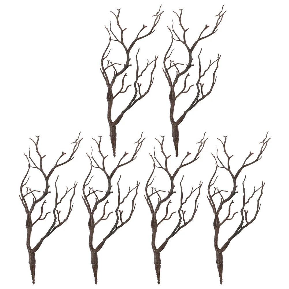 6 шт. аксессуары из искусственных рогов искусственные рога ветки деревьев сделай