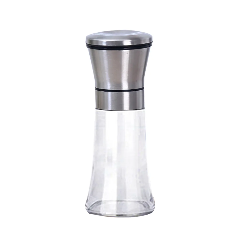 

Stainless Steel ABS Salt Grinder Pepper Shaker with Adjustable Coarseness Pepper Mill 120ML
