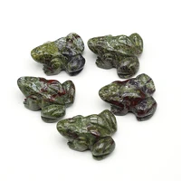natural stone beads no hole frog shape unakite blue aventurine stone charms for jewelry making bracelet necklace ornament