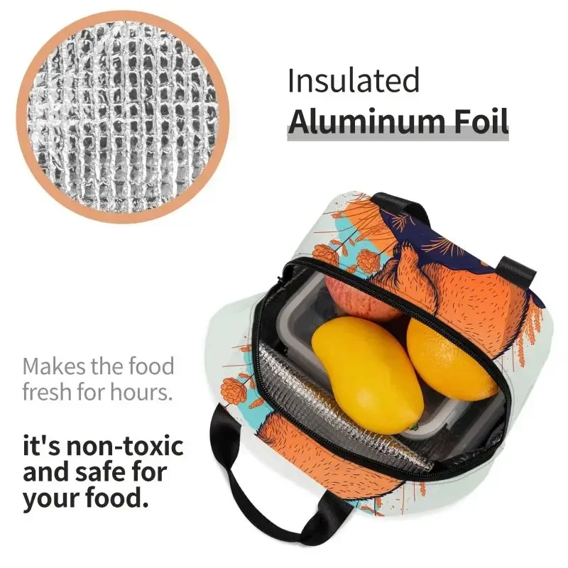 Милый гигантский Ланч-бокс капибара на заказ Женский термоохладитель