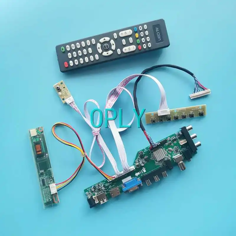 

Для цифрового ЖК-контроллера LP154W01-TLA1/TLAA/TLAE, плата DVB 1280*800, USB, совместим с HDMI, VGA, AV, RF 15,4 дюйма 1-CCFL