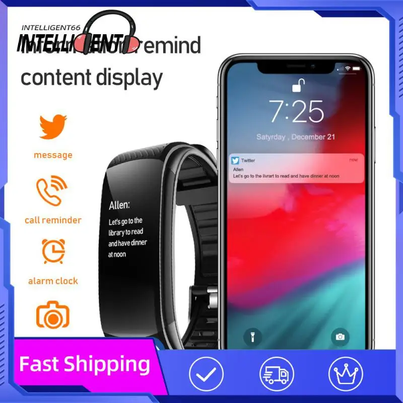 

Pedometer Sleep Monitor Smart Wristband Smart Watch Waterproof Fitness Bracelet For Android Ios Music Control