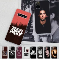 yinuoda teen wolf phone case for samsung s21 a10 for redmi note 7 9 for huawei p30pro honor 8x 10i cover