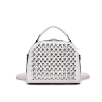 rivet studded diamond shiny womens backpack luxury brand womens handbag fashion designer handbag personalized messenger bag