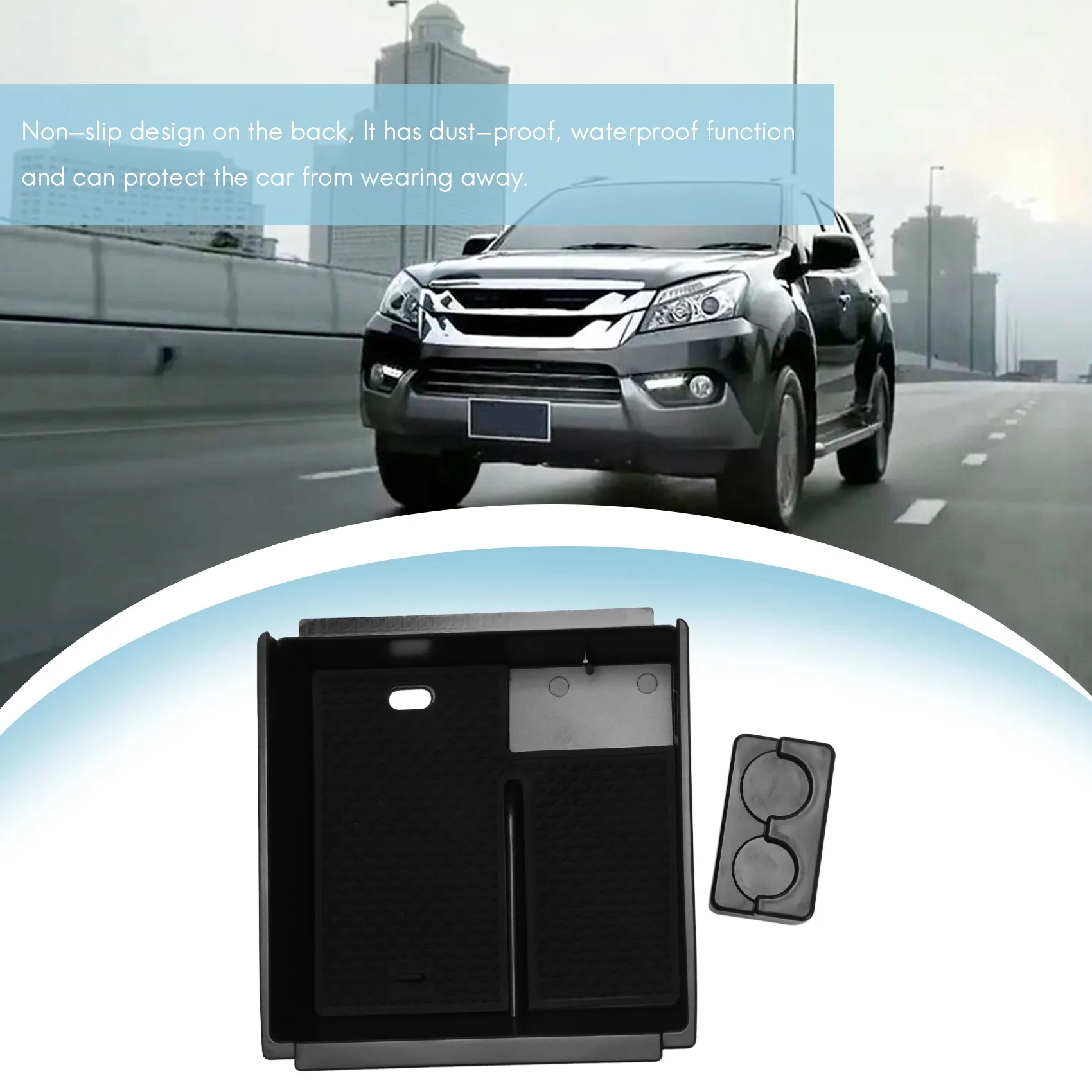 Ящик для хранения подлокотников Isuzu D-MAX MU-X 2012 - 2019 DMAX MUX tiading Box BLACK