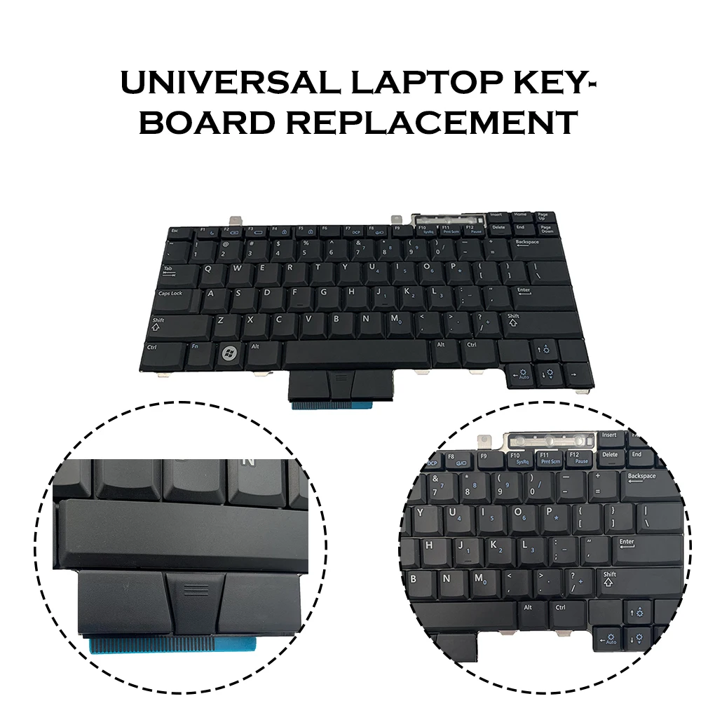 

Компоненты ввода клавиатуры ноутбука, компьютерный фитинг, аксессуары для эффективных компьютеров, замена клавиатуры для E6400