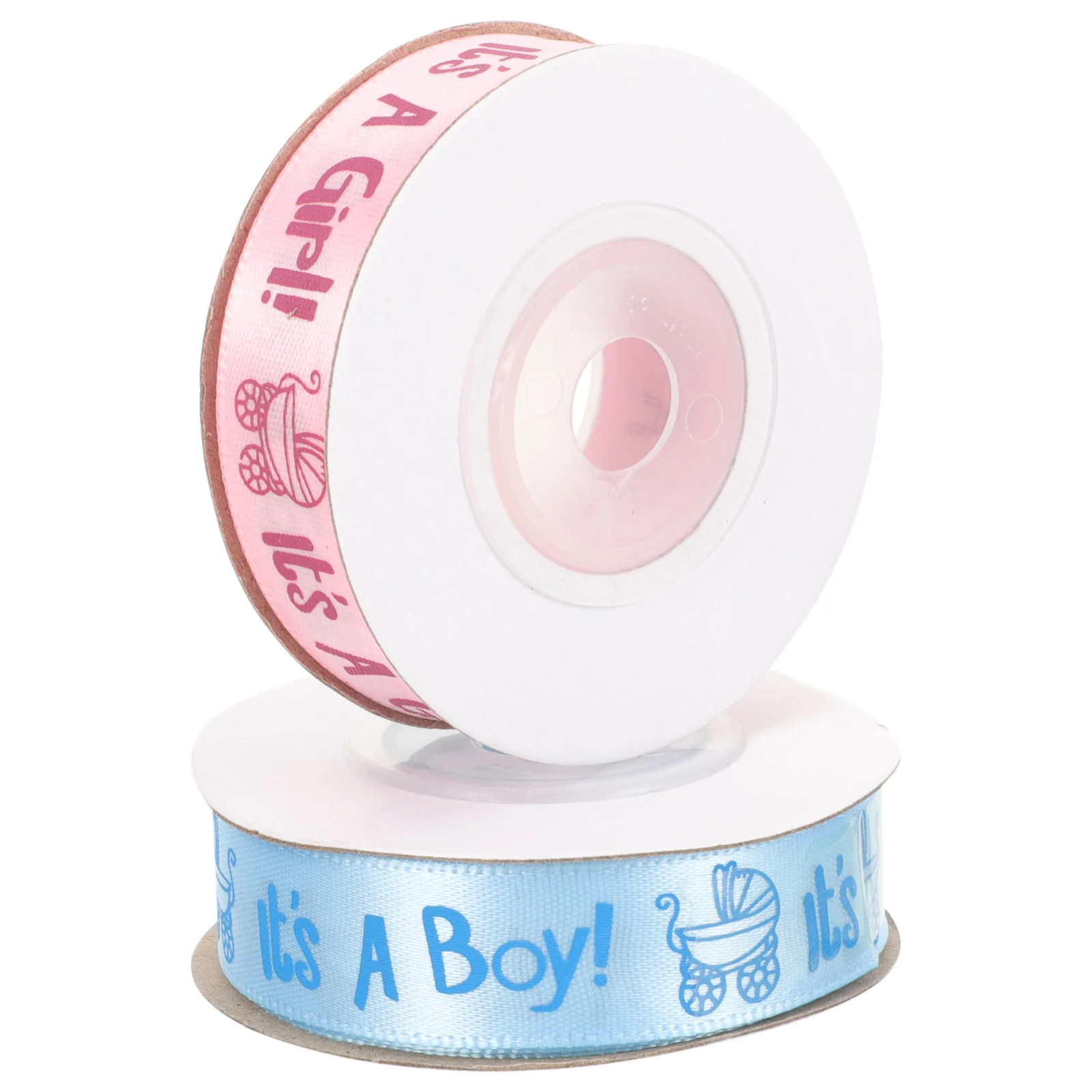 

2 Rolls Packaging Tape Lovely Present Ribbon Boys Gifts Crafted Girl Baby Shower Bows Wrapping Tie Convenient Crafts