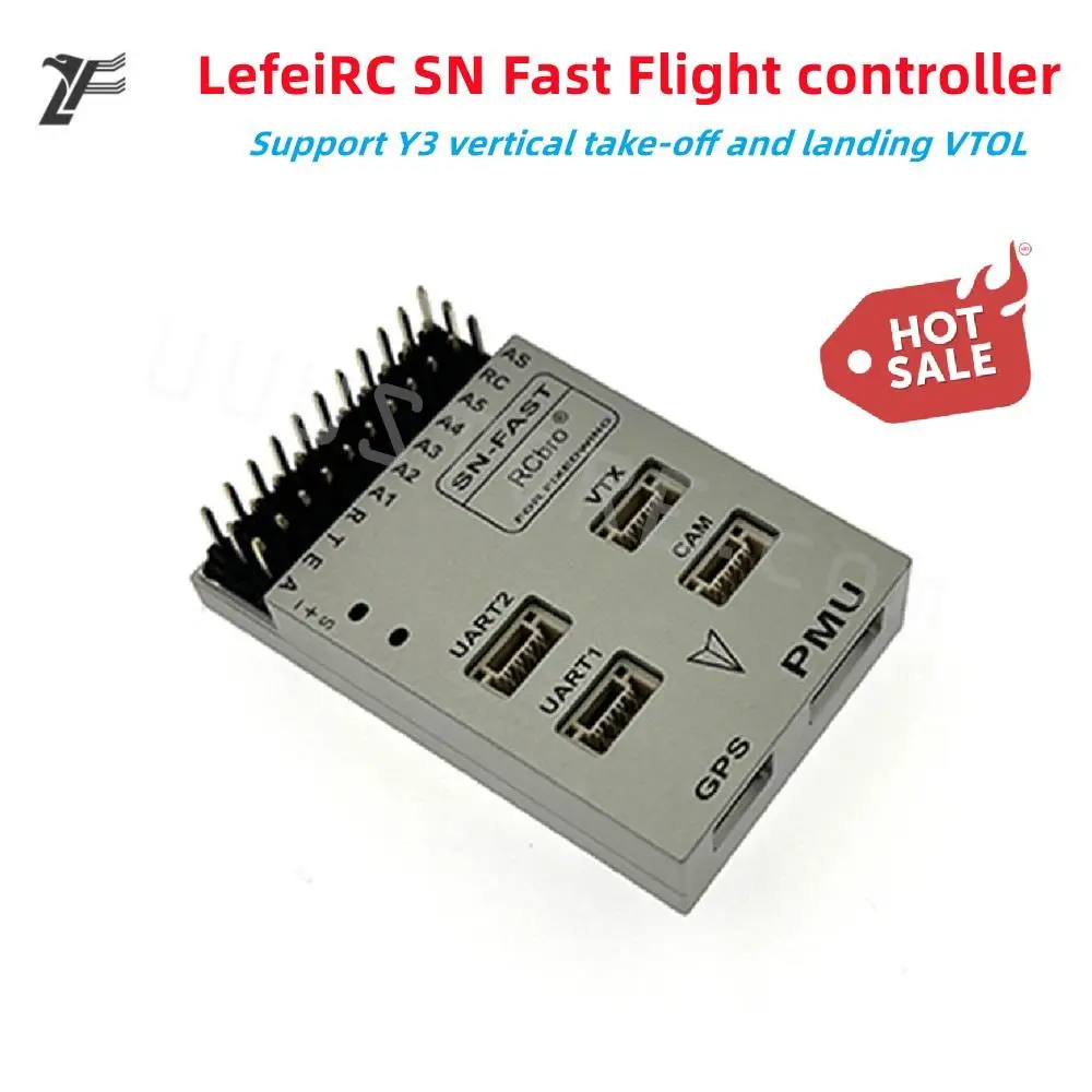 Фото Контроллер быстрого полета LefeiRC SN с OSD и GPS Y3, вертикальный взлет и посадка, полет VTOL для радиоуправляемого FPV самолета с неподвижными крыльям... №1