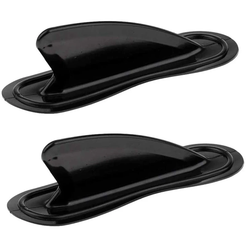 

2 Pcs Kayak Tracking Fin,Inflatable Boat Shark Fin Watershed Board Fin Mounting Points PVC Replacement Accessories