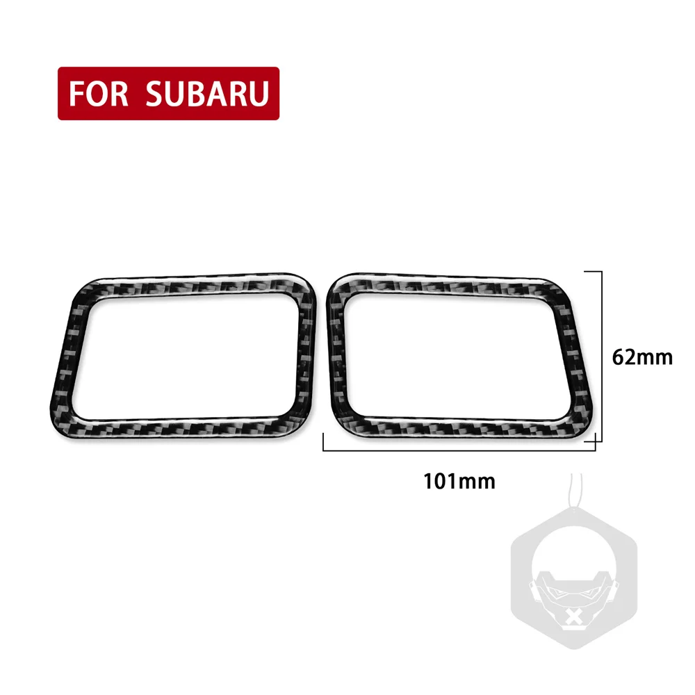 

2 шт., декоративные наклейки из углеродного волокна для Subaru Forester 13-18