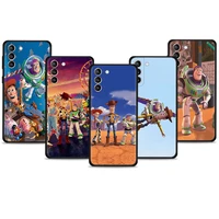 toy story woody buzz case for samsung s21 plus s9 s8 s7 s22 ultra 5g s10 s10e s20 fe 2022 black