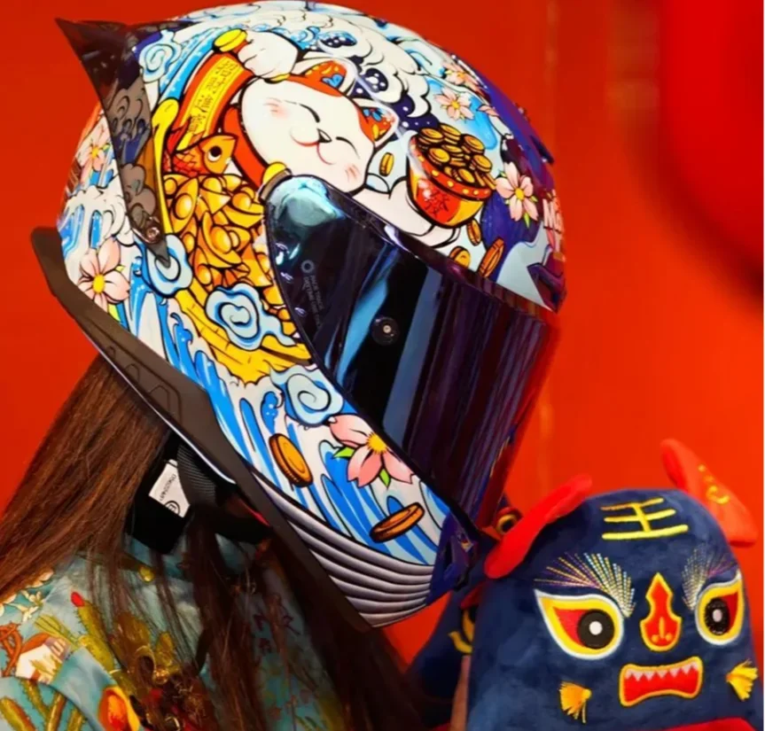 Мотоциклетный шлем R50S для мужчин и женщин классный мотоциклетный на любой сезон