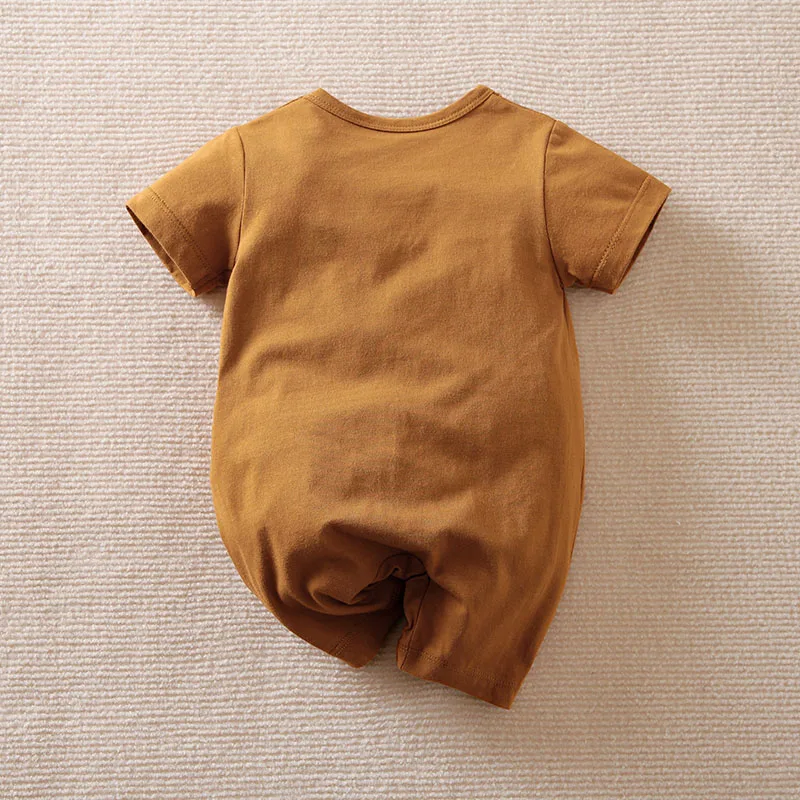 Детский комбинезон с коротким рукавом из 100 хлопка