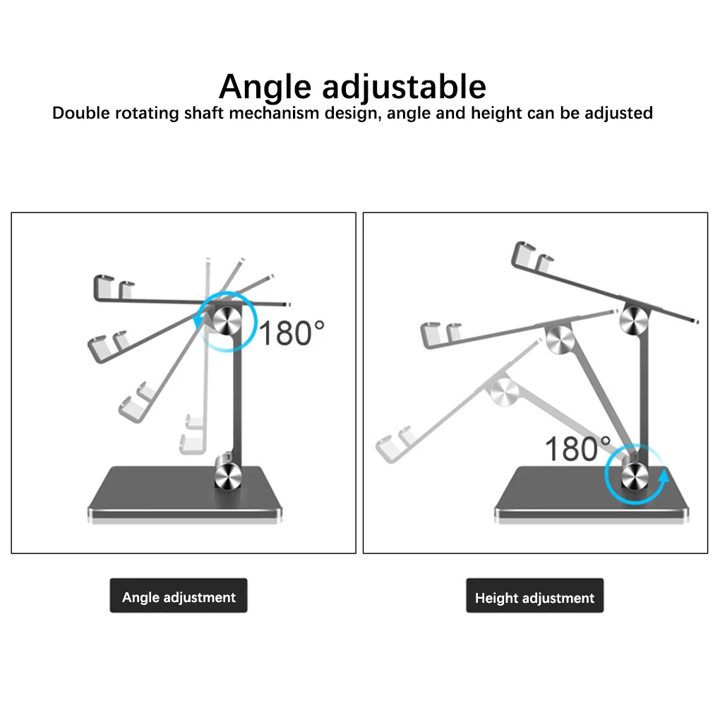 

Держатель для телефона, Регулируемая Складная Настольная подставка, стеллаж для хранения, для дома, общежития, для компании, для путешествий, серебристый тип 1