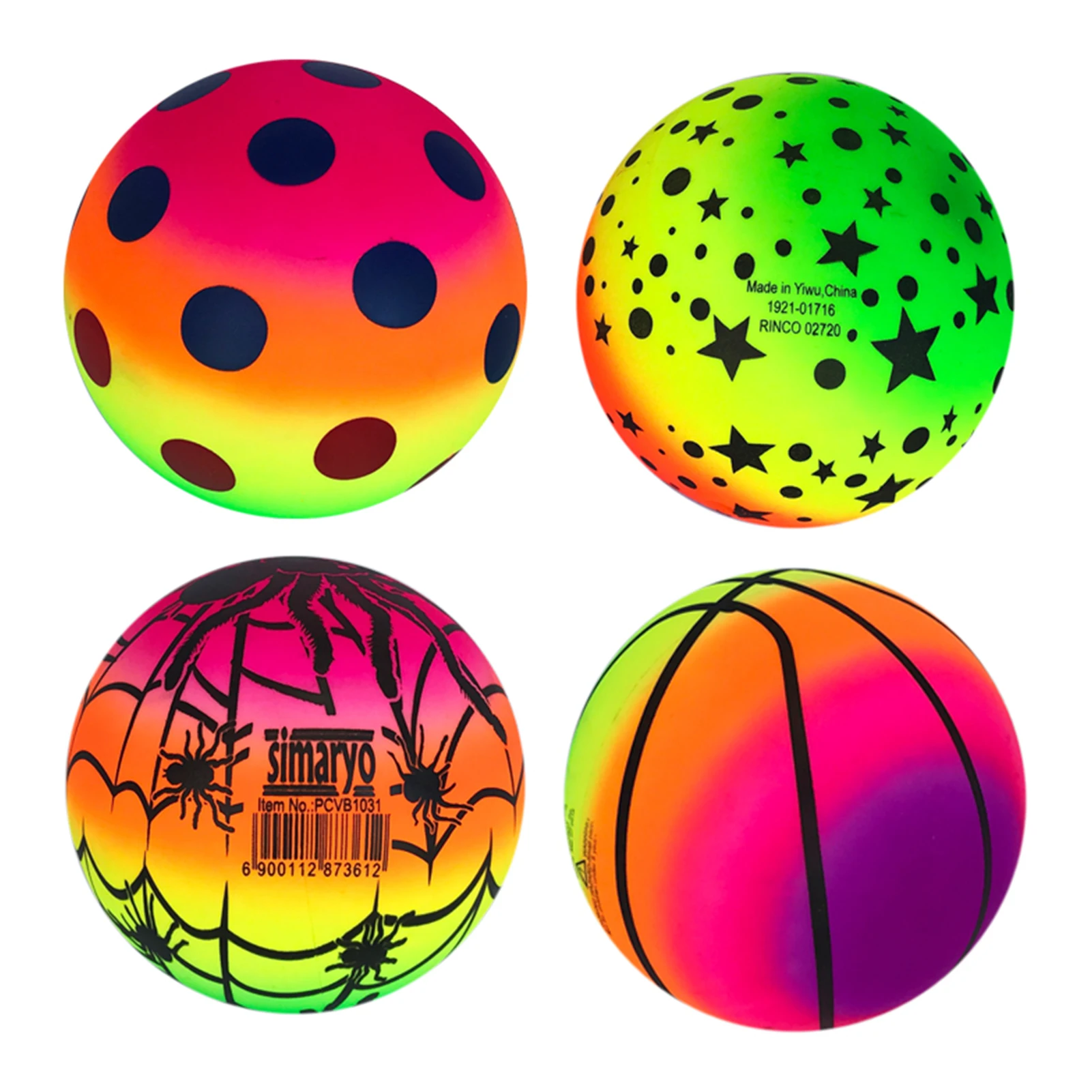 

6 Inch Playground Ball Colorful Inflatable Beach Balls Inflatable Beach Balls Outdoor Games Fun For Park Beach Swimming Pool