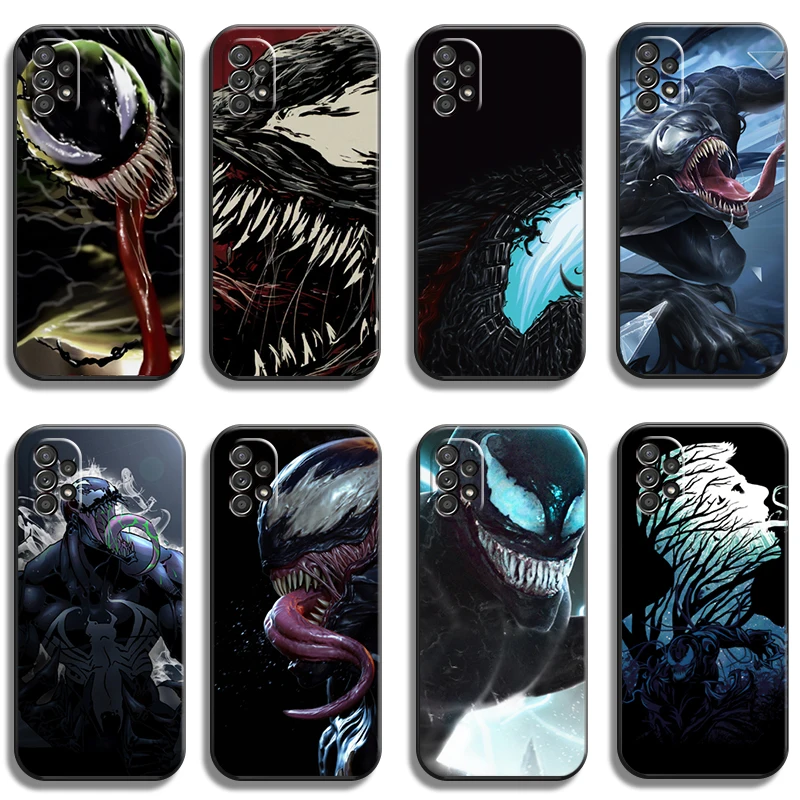 

Marvel Venom Heroes Phone Cases For Samsung Galaxy A31 A32 A51 A71 A52 A72 4G 5G A11 A21S A20 A22 4G Carcasa Coque Soft TPU