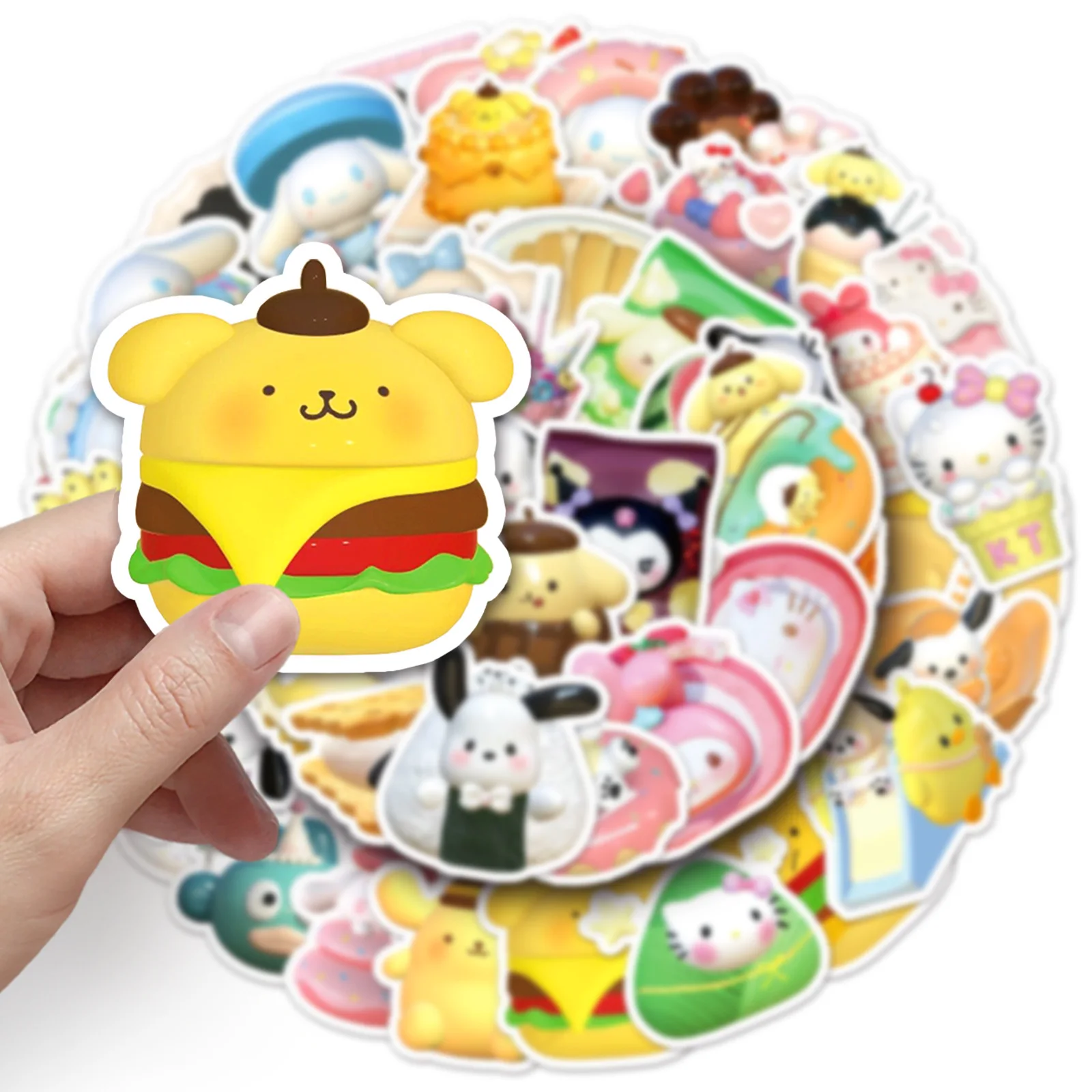 Sanrio 100 шт. наклейки из фильмов Любовь неводонепроницаемая декоративная