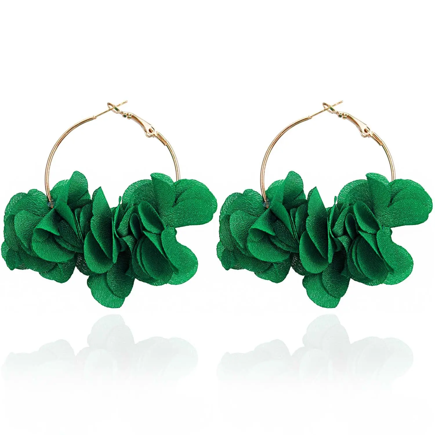 6*6 см оптовая продажа элегантные серьги-подвески с цветочным кластером богемные