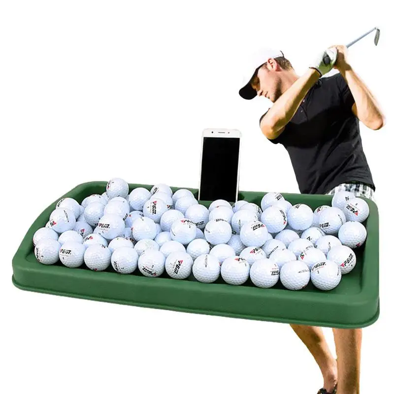 

Practice Golf Balls Tray Golf Ball Storage Organizer Indoor/Outdoor Training Golfing Box Ball Tray Organizers Golf Accessories