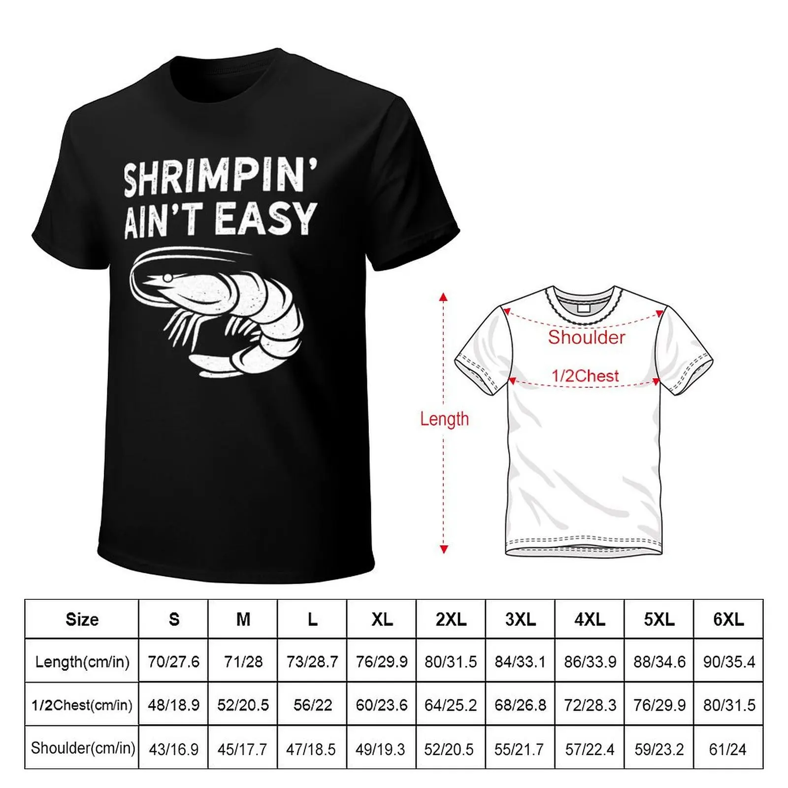 Фото BJJ Shrimpin Aint Easy Light для джиу-джитсу, рабочая одежда, простая футболка. №2