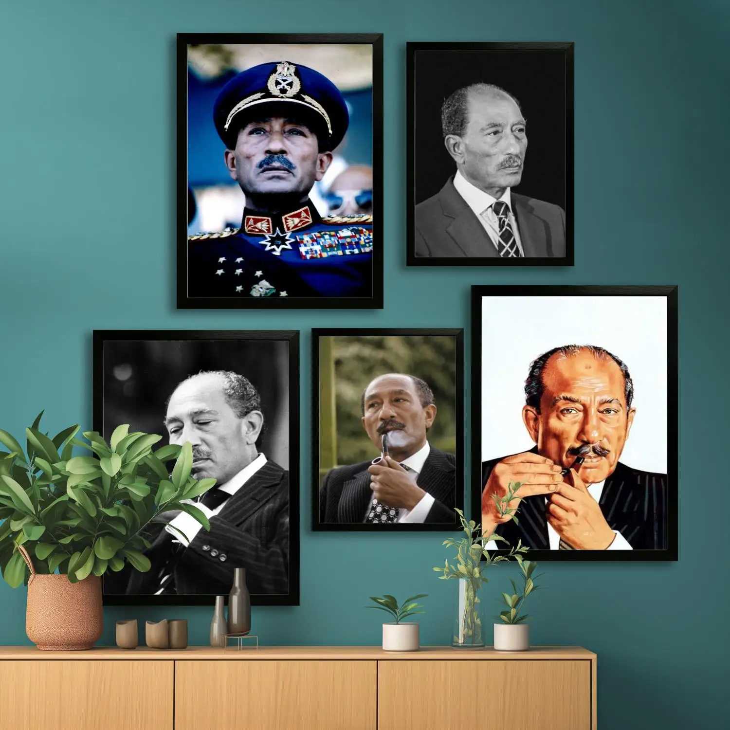 Анвар Садлат холст художественный постер настенная живопись печать современные