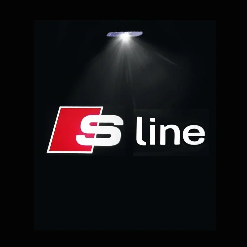 

2 шт. светодиодный логотип двери автомобиля, эмблема добро пожаловать, свет для Audi S4 S3 S5 S6 S7 S8 RS3 RS4 RS5 RS6 A6L A4L A3 A4 A7 A5 Q3 Q5L Q7 Q2L TT RS