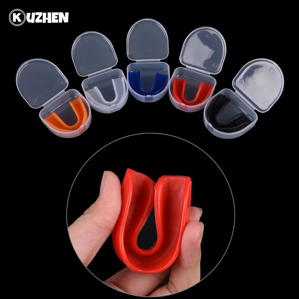 

Sports Mouth Guard For Boxing Basketball Rugby Karate EVA Teeth Protector Adult Children Mouthguard Tooth Brace Protection