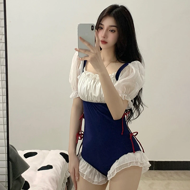 

Летний женский купальник, слитный купальник, новинка 2022, утечка, задняя крышка, пляжный принт, нейлоновый женский купальник большого размера, закрытый