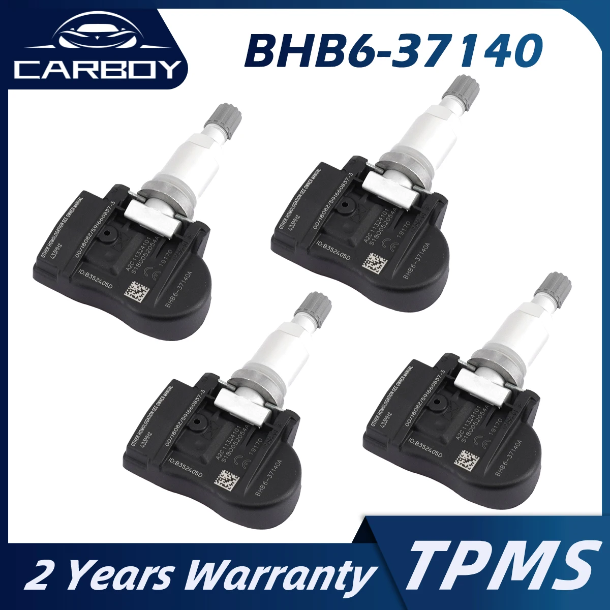 Датчик давления в шинах для Mazda 2 3 5 6 CX-3 CX-5 CX-7 CX-9 Atenza Fiat 124 Spider BHB637140 Tire Pressure Monitoring System