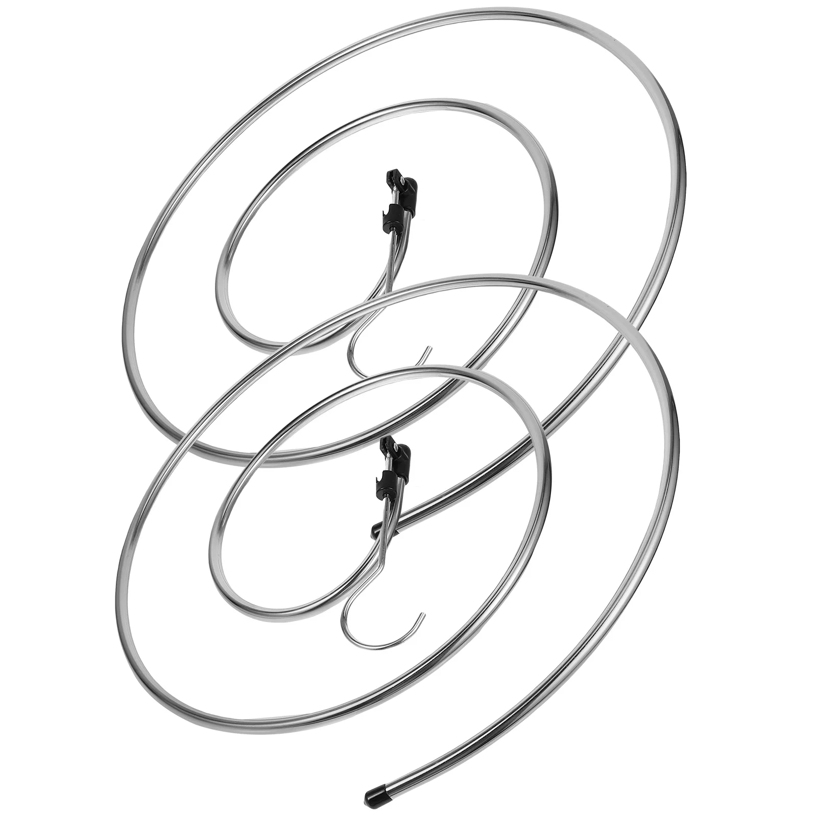 

2Pcs Windproof Spiral Shape Laundry Drying Rack Hanger for Large Bed Sheet Towel