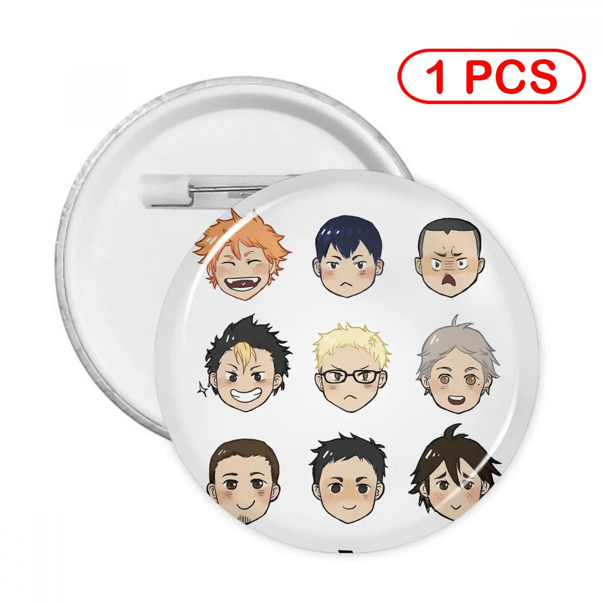 

Haikyuu Volleyball Soft Button Pin Clothes Brooch Creative Pins Jewelry Decor Cute Badge Nine Hinata Women Child Lapel