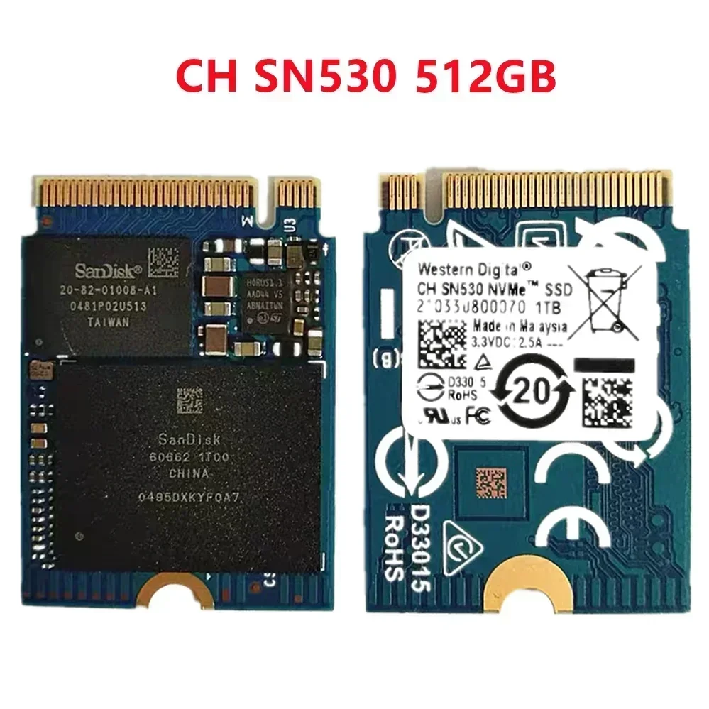 Для WD CH SN530 1TB 512GB Дополнительный SSD Поддержка Xbox серии X/S улучшенные игры быстрое