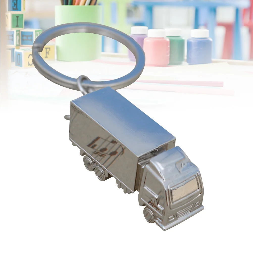 

Lorry Keyring Lorry Keychain Three-dimensional Lorry Keychain Truck Pendant Keyfob Lorry Keyring Chain
