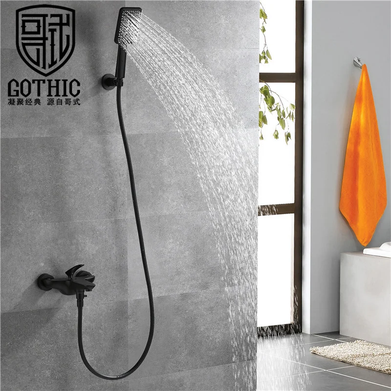 Душевые системы простая в Северной Европе модный набор для душа ванну медный