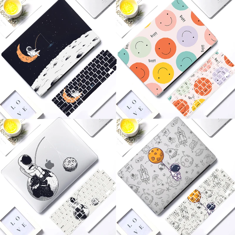 Мультяшный защитный чехол для ноутбука Macbook M2 Pro A2338 с крышкой клавиатуры Air 13 3 6 14 15