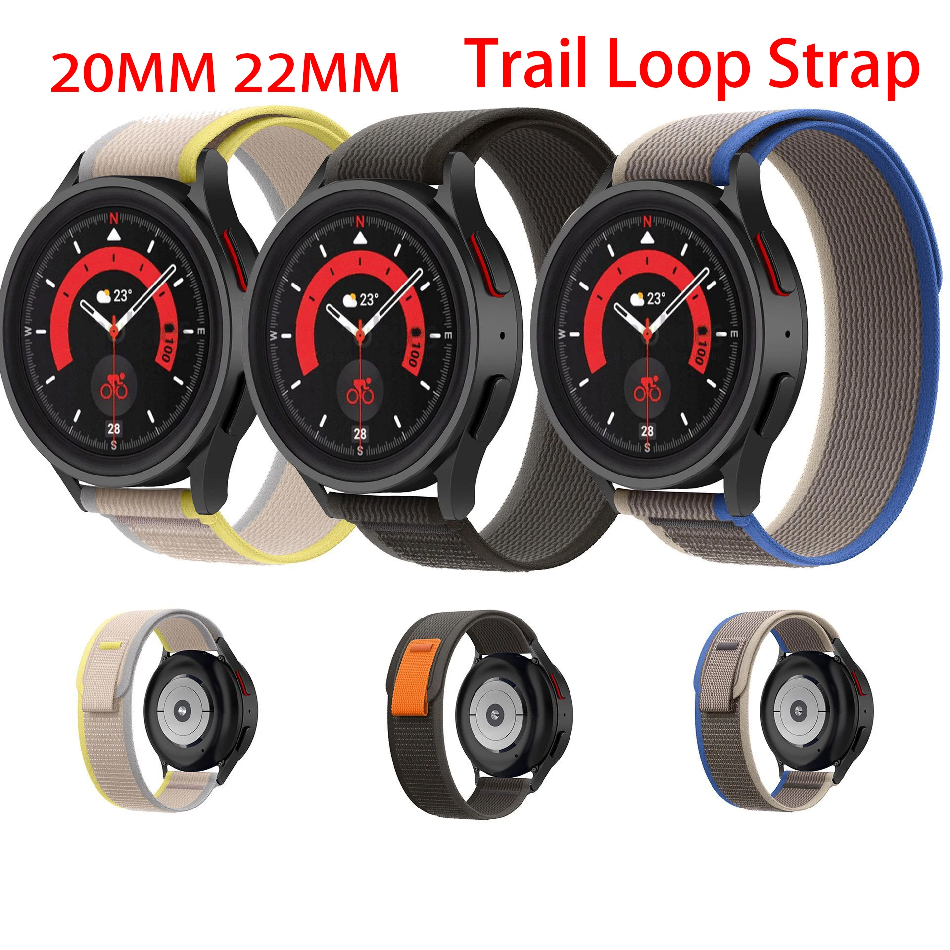 Ремешок нейлоновый для Xiaomi Huami Amazfit Bip S / U Lite Correa браслет-петля BIP pro 20 мм 22 - купить