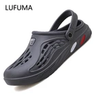 Мужская обувь унисекс летние тапочки с отверстиями модные уличные кроссовки дышащая повседневная обувь для влюбленных; Пляжные сандалии; Большие размеры; Вьетнамки, обувь из флиса кораллового цвета, Тапочки