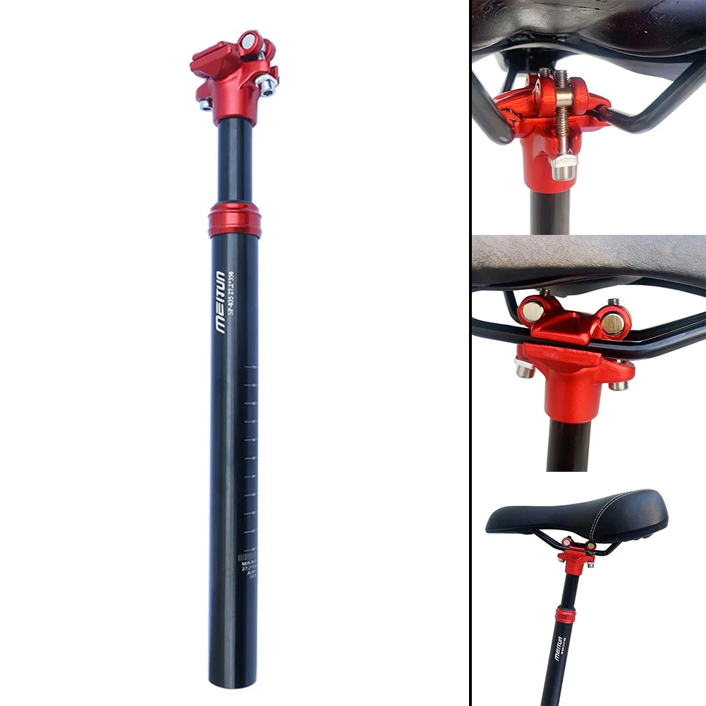 Купи MTB Bike Seatpost Shock Mount Bicycle Saddle Suspension Tube 27.2/30.4/30.8/31.6 Shock Absorber Bicycle Seatpost Cycling Parts за 587 рублей в магазине AliExpress