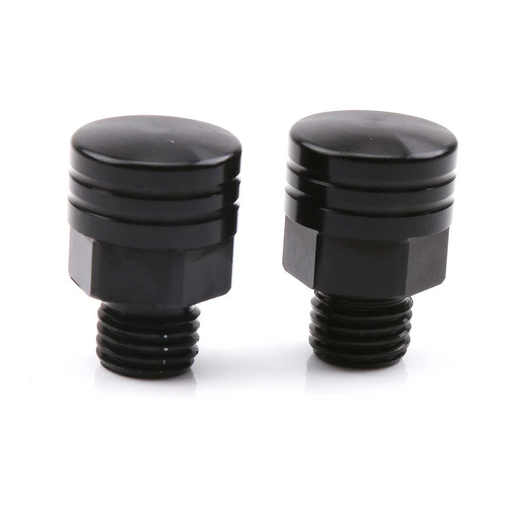 

2PC Universal Motorcycle CNC M10*1.25 Mirror Hole Plug Screw Bolts Covers Caps Clockwise Counterclockwise Screw For Honda Suzuki