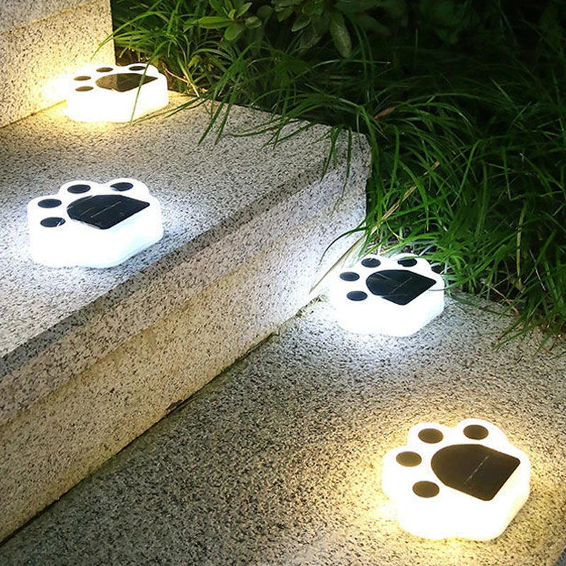Outdoor LED Solar Lawn Lights Garden Decoration Waterproof Pathway Solar Lights For Patio Balcony Yard