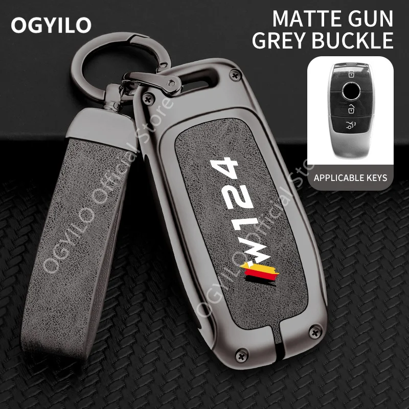 Цинковый сплав и кожа брикет для Mercedes Benz W124 A 3 кнопки G500 GLA GLB ML GLK E класс E43 W213 S E300 E400