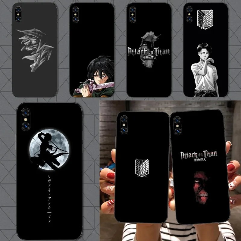 Чехол для телефона с изображением атаки на титанов IPhone 14 13 12 11 XS X 8 7 6 Plus Mini Pro Max SE 2022