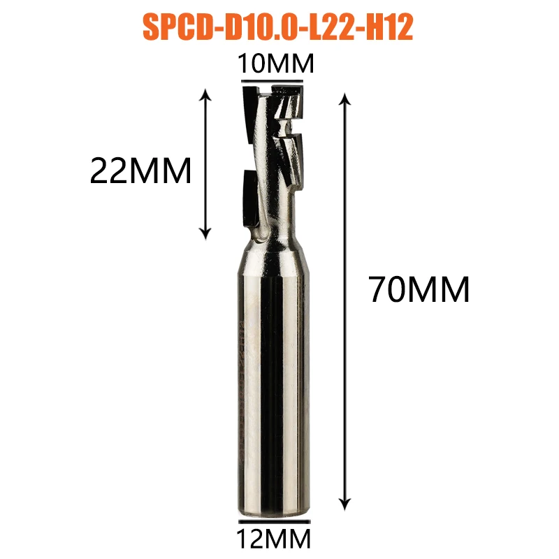 

Dreanique Фреза PCD 12 мм/12,7 мм 1+1 зуб для ЧПУ древесины