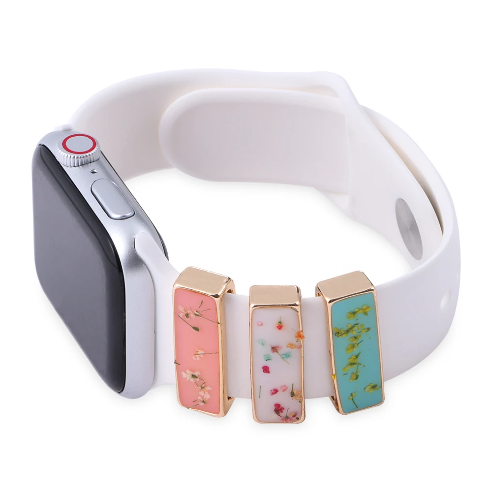 Новинка браслет для часов Apple Watch металлические подвески декоративное кольцо в