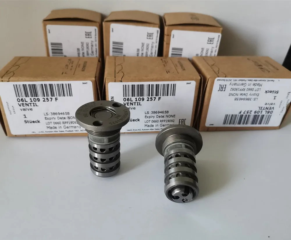 

Новый подлинный, сделано в Германии, 21 мм для VW Audi EA888 MK3 1,8/2,0 TFSI VVT, регулирующий клапан масла, Флюоресцентный клапан M21 06L109257F