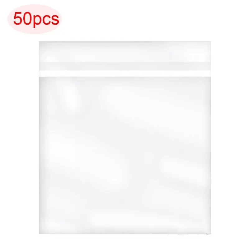 

50PCS OPP Gel Record Protective Sleeves Cover Self Adhesive Bag For 10 Inches Turntable Vinyl Records Accessories